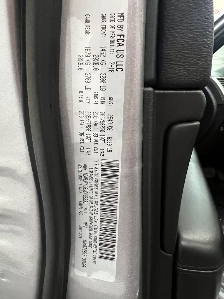 2018 Jeep Grand Cherokee Altitude