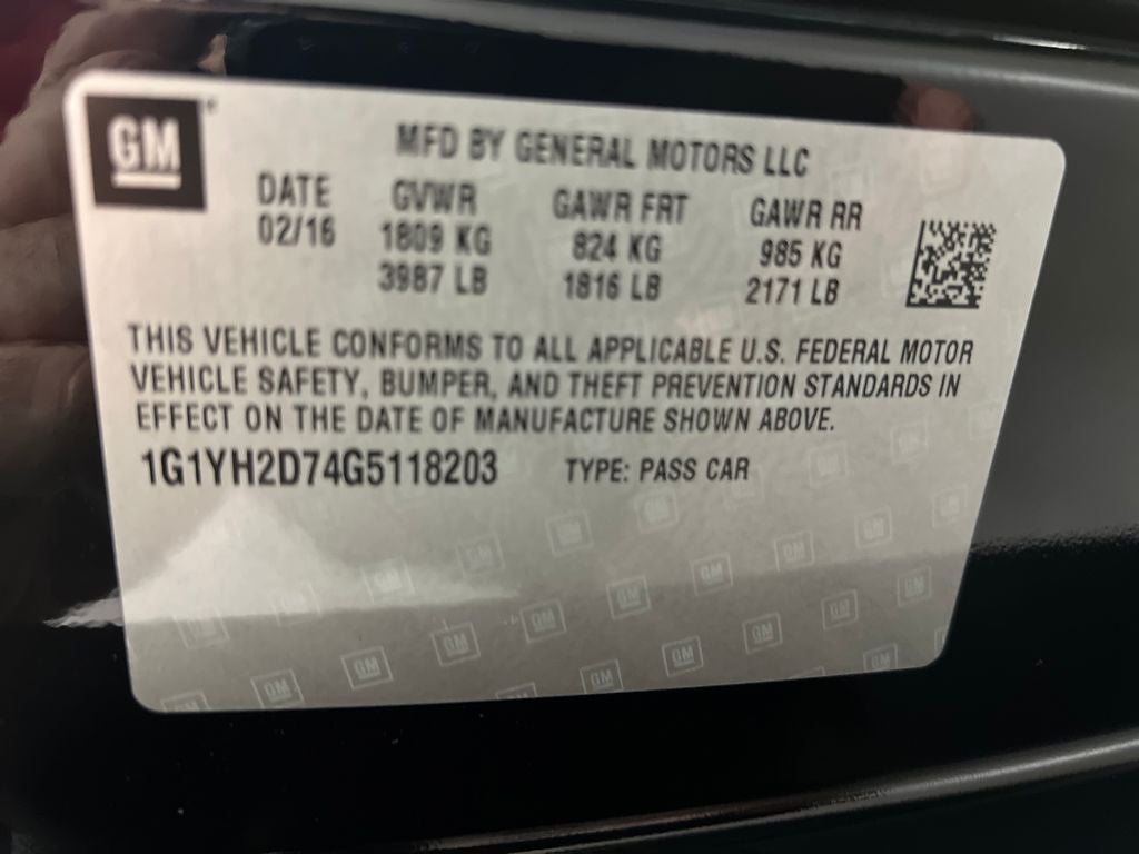 2016 Chevrolet Corvette Stingray Z51 1LT