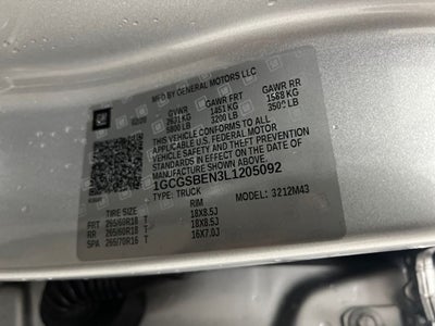 2020 Chevrolet Colorado Work Truck