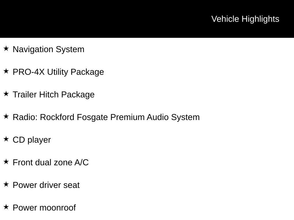 2020 Nissan Frontier PRO-4X