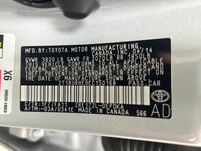 2014 Toyota Corolla L