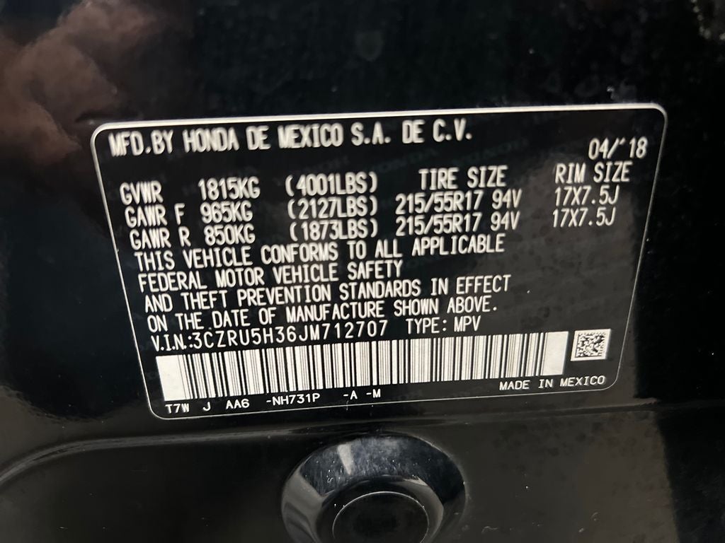 2018 Honda HR-V LX
