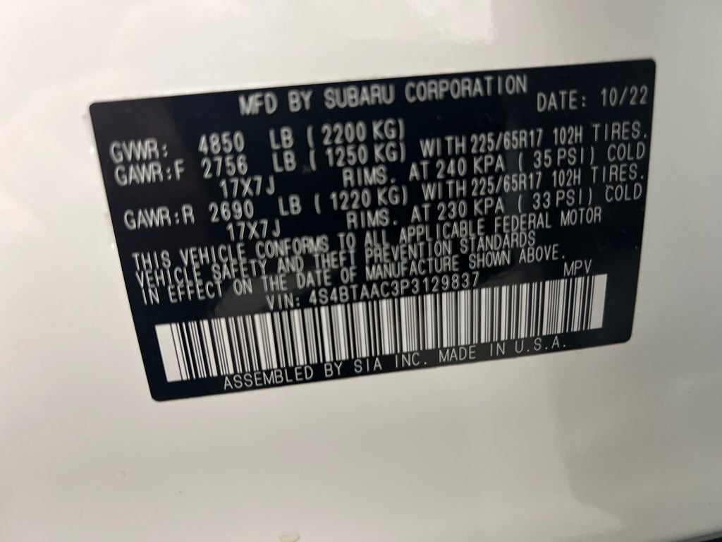 2023 Subaru Outback 2.5i