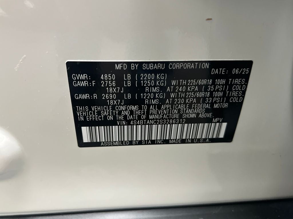 2025 Subaru Outback Limited