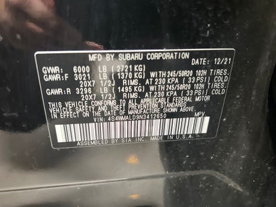 2022 Subaru Ascent Limited