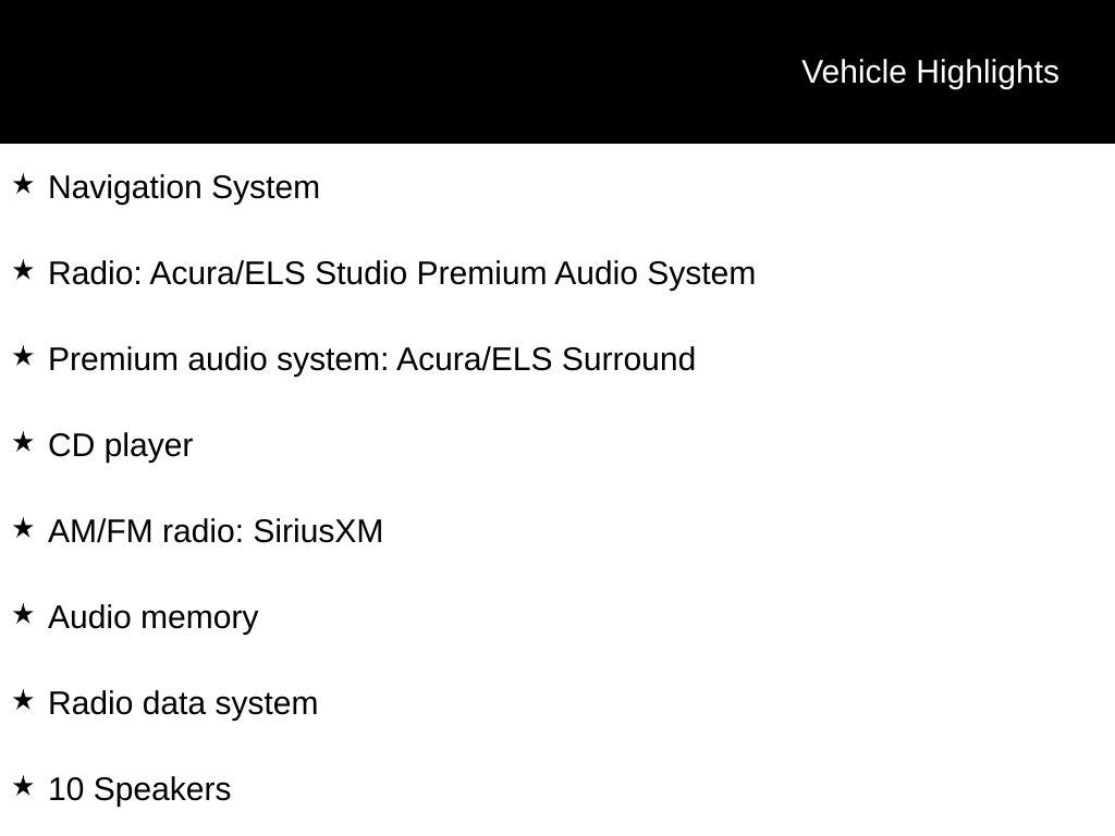 2019 Acura MDX 3.5L Technology Package