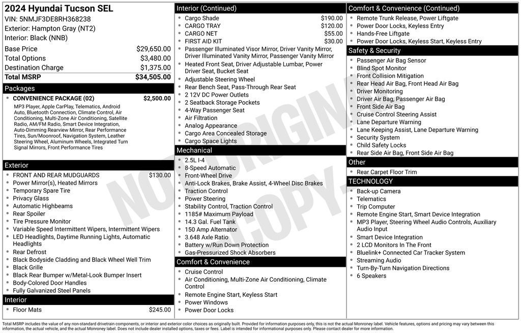 2024 Hyundai Tucson SEL