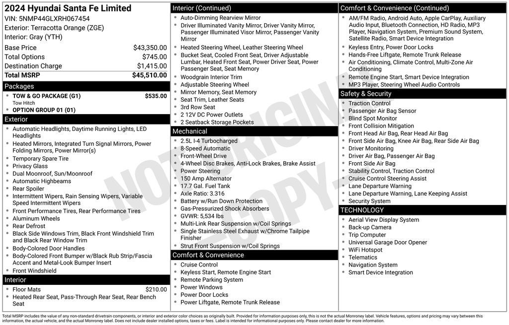 2024 Hyundai Santa Fe Limited