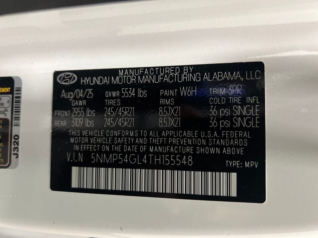 2026 Hyundai Santa Fe Calligraphy