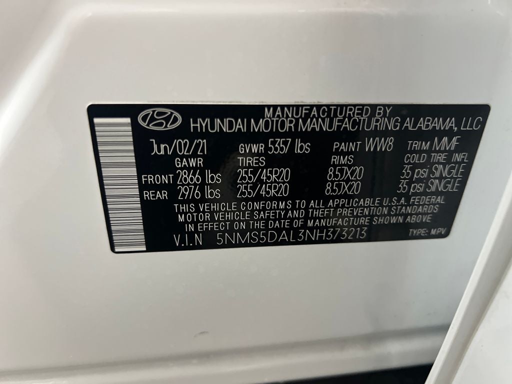 2022 Hyundai Santa Fe Calligraphy