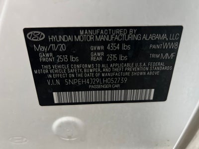 2020 Hyundai Sonata Limited