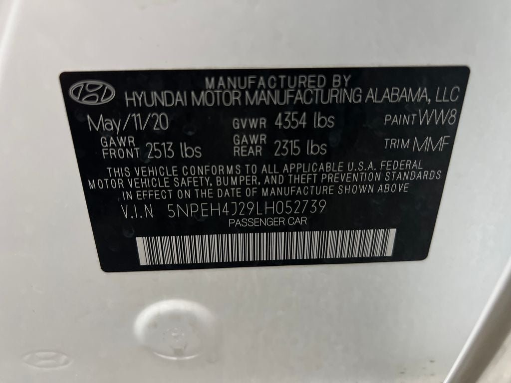 2020 Hyundai Sonata Limited
