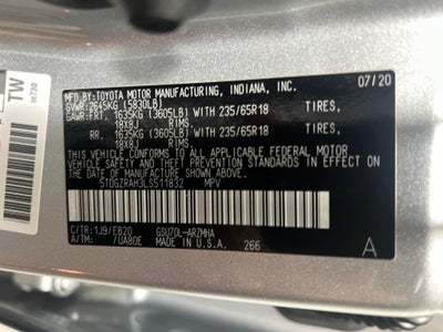 2020 Toyota Highlander XLE