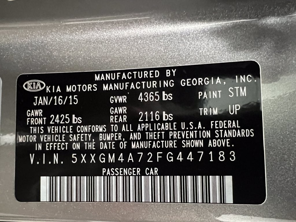 2015 Kia Optima LX