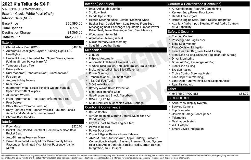 2023 Kia Telluride SX-Prestige