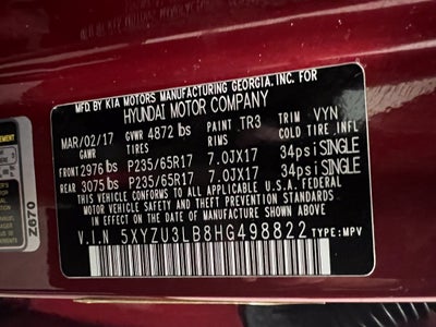 2017 Hyundai Santa Fe Sport 2.4 Base