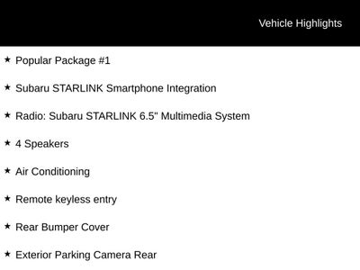 2021 Subaru Crosstrek Base