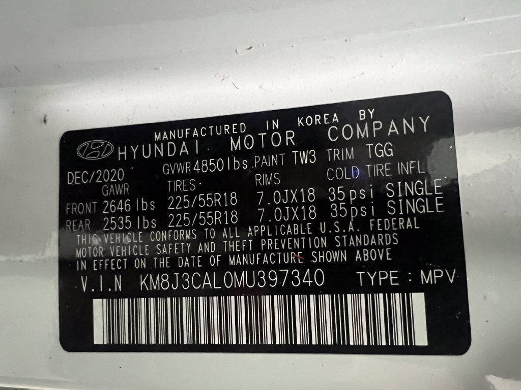 2021 Hyundai Tucson SEL