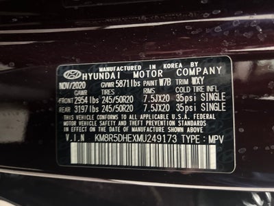 2021 Hyundai Palisade Limited