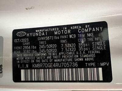 2024 Hyundai Palisade Calligraphy Night Edition