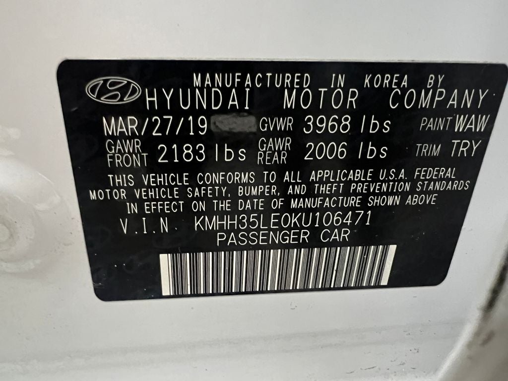 2019 Hyundai Elantra GT Base