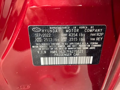 2023 Hyundai Sonata SEL