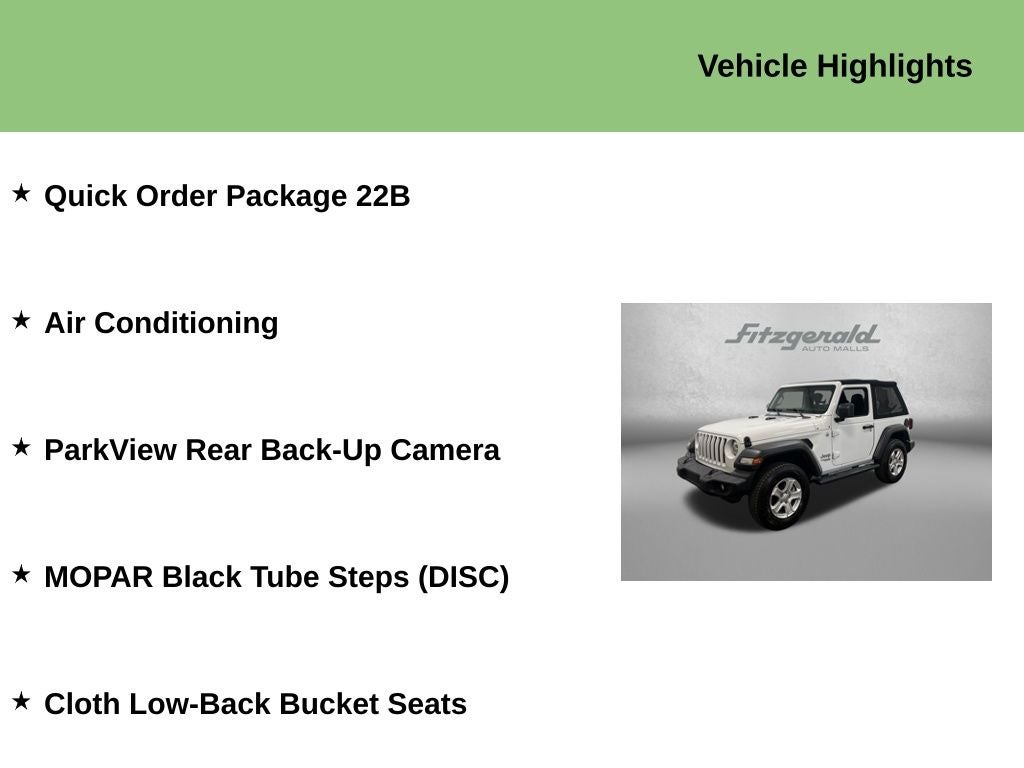 2020 Jeep Wrangler Sport 4x4