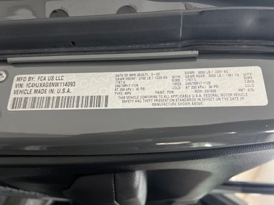 2022 Jeep Wrangler Sport 4x4