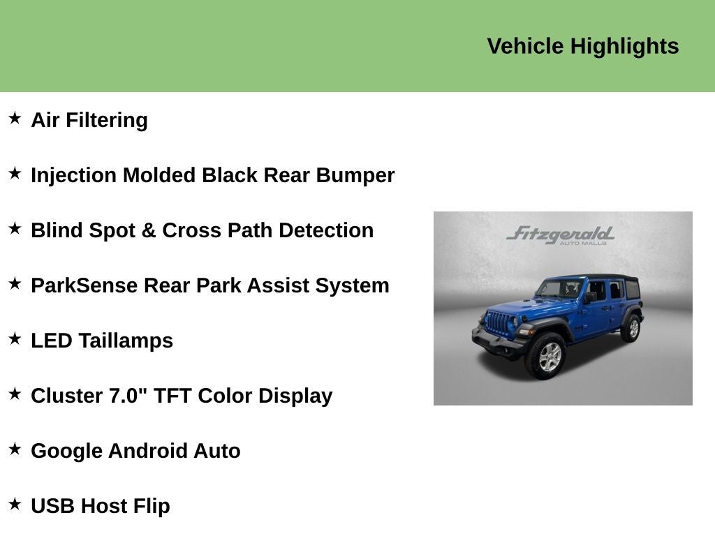 2021 Jeep Wrangler Unlimited Sport S 4x4