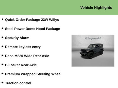 2026 Jeep Wrangler WRANGLER 2-DOOR WILLYS