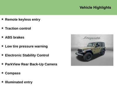 2026 Jeep Wrangler WRANGLER 2-DOOR WILLYS