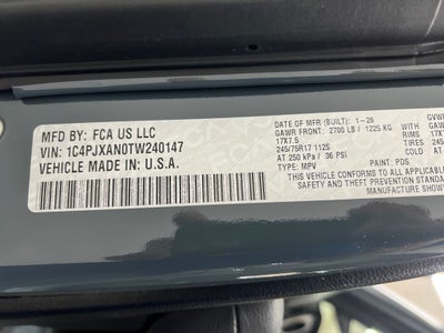 2026 Jeep Wrangler WRANGLER 2-DOOR SPORT