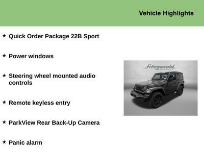 2026 Jeep Wrangler WRANGLER 2-DOOR SPORT