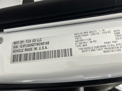 2026 Jeep Wrangler WRANGLER 2-DOOR SPORT