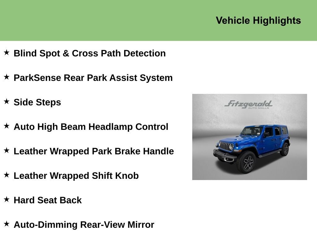 2026 Jeep Wrangler WRANGLER 4-DOOR SAHARA