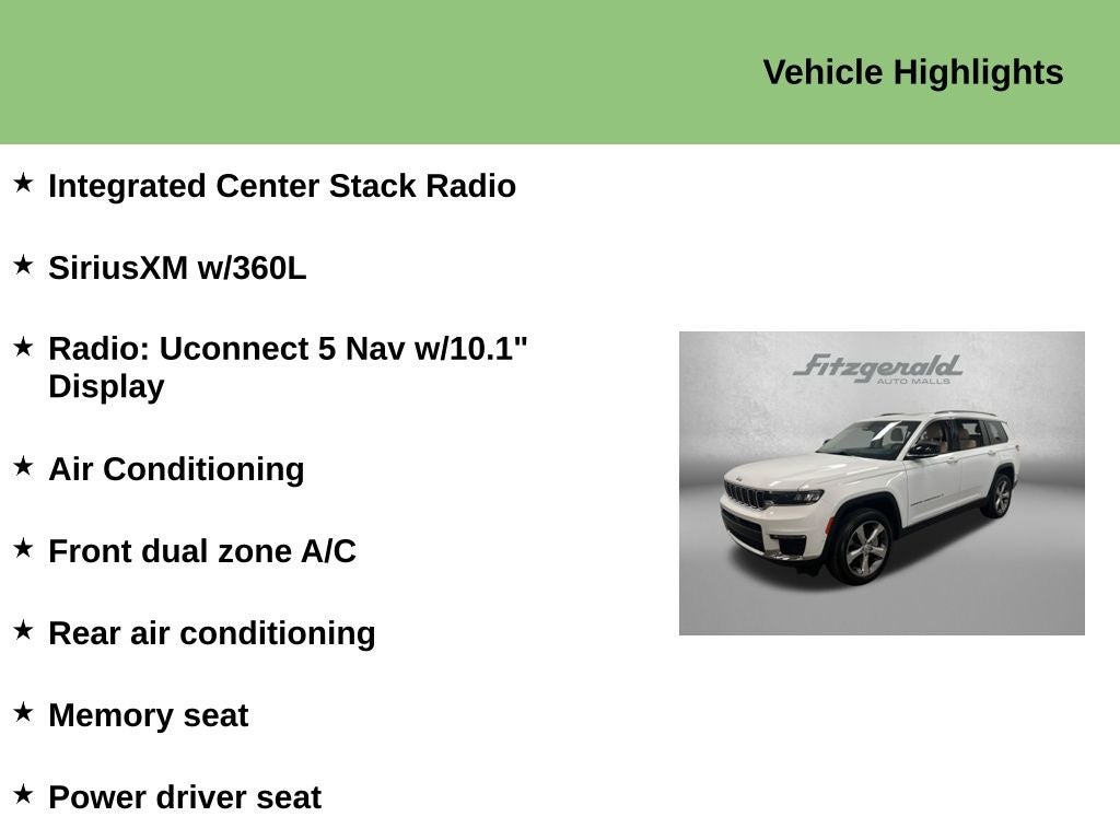 2021 Jeep Grand Cherokee L Limited 4x4
