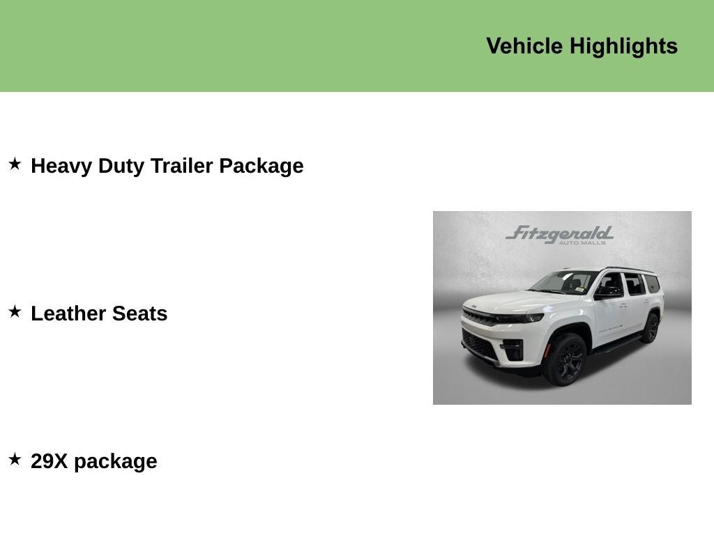 2026 Jeep Grand Wagoneer GRAND WAGONEER LIMITED ALTITUDE 4X4