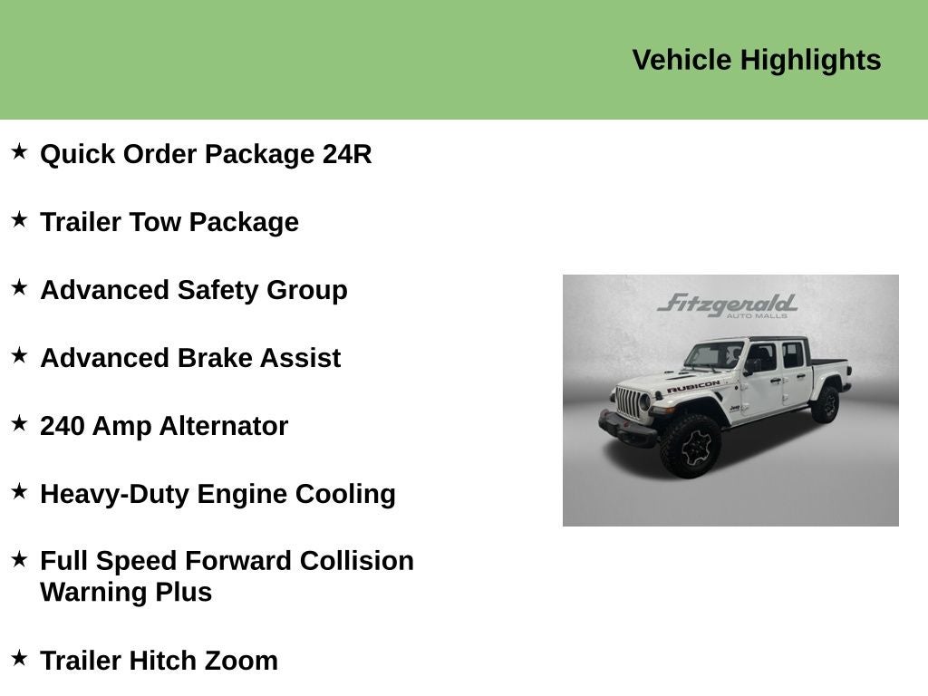 2020 Jeep Gladiator Rubicon 4x4