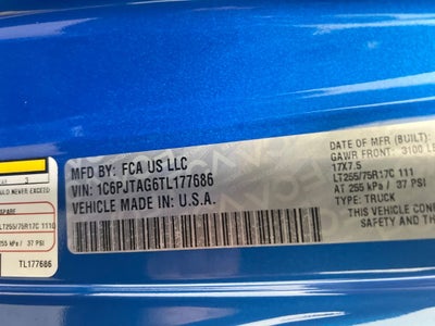 2026 Jeep Gladiator GLADIATOR WILLYS 4X4