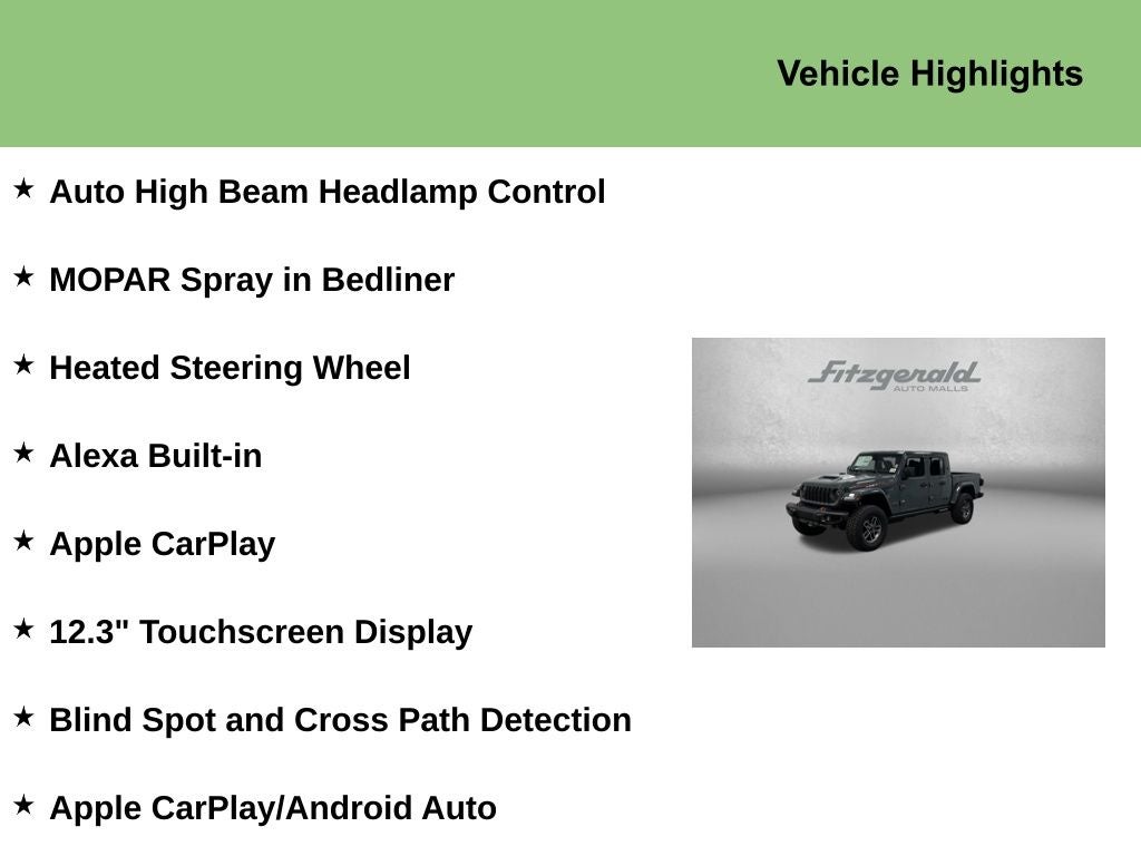 2026 Jeep Gladiator GLADIATOR MOJAVE 4X4