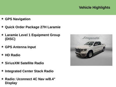 2021 RAM 1500 Laramie Crew Cab 4x2 5'7' Box