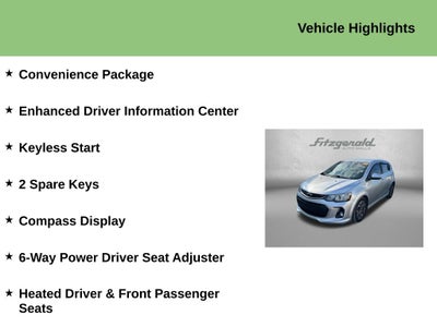 2018 Chevrolet Sonic LT Auto