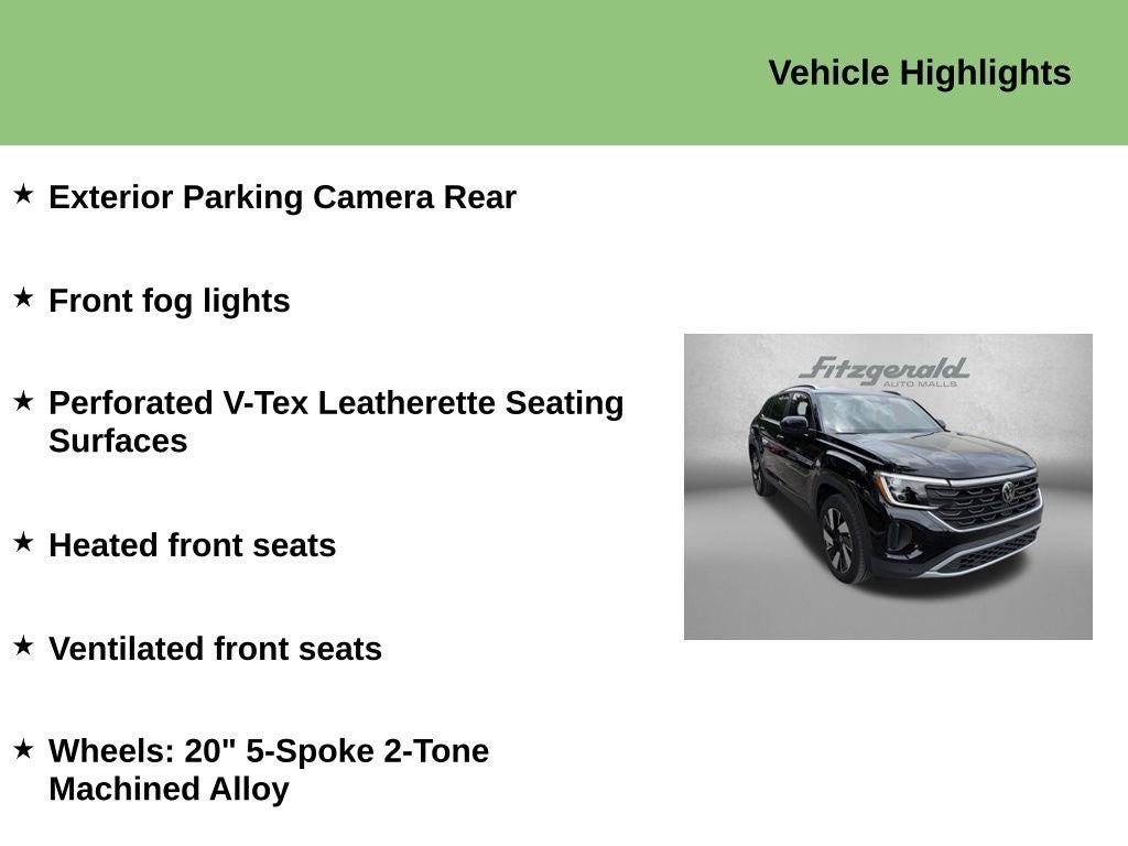 2024 Volkswagen Atlas Cross Sport 2.0T SE w/Technology
