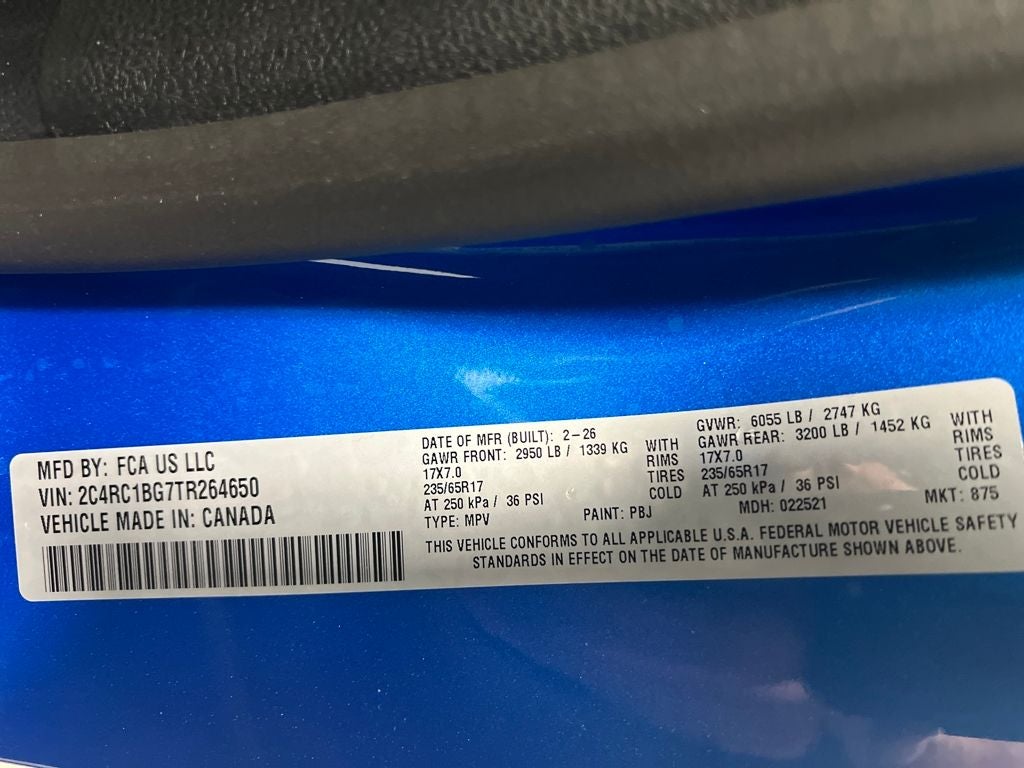 2026 Chrysler Pacifica PACIFICA SELECT