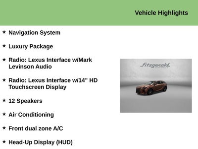 2023 Lexus RX 350 Luxury