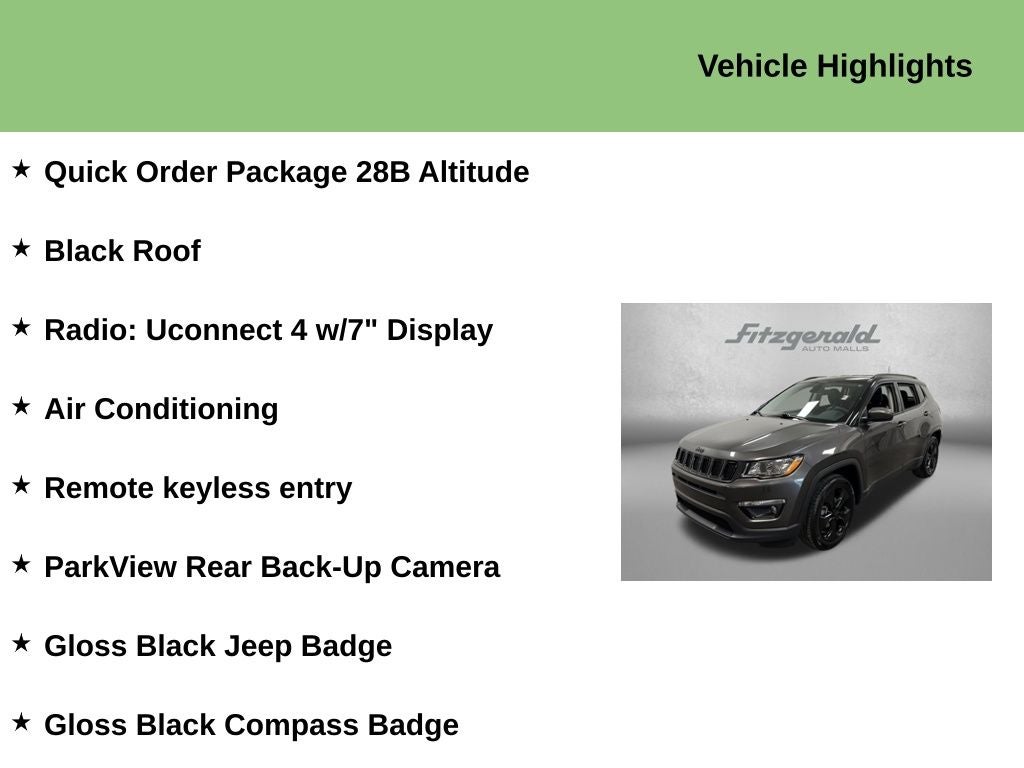 2021 Jeep Compass Altitude FWD