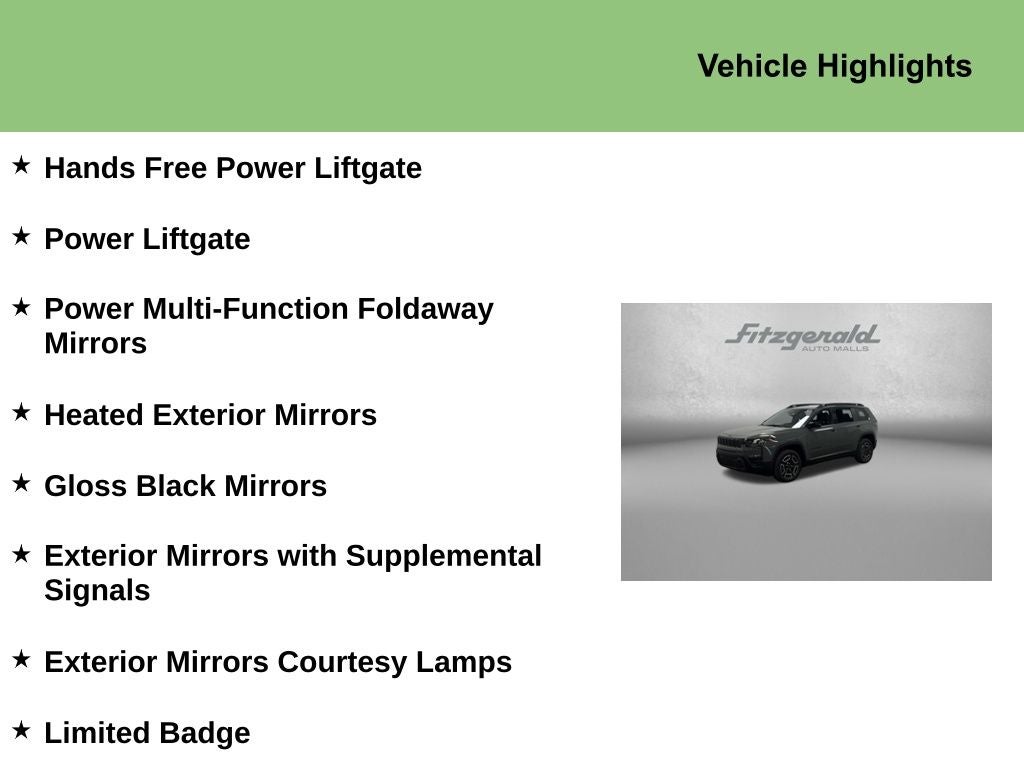 2026 Jeep Cherokee CHEROKEE LIMITED 4X4