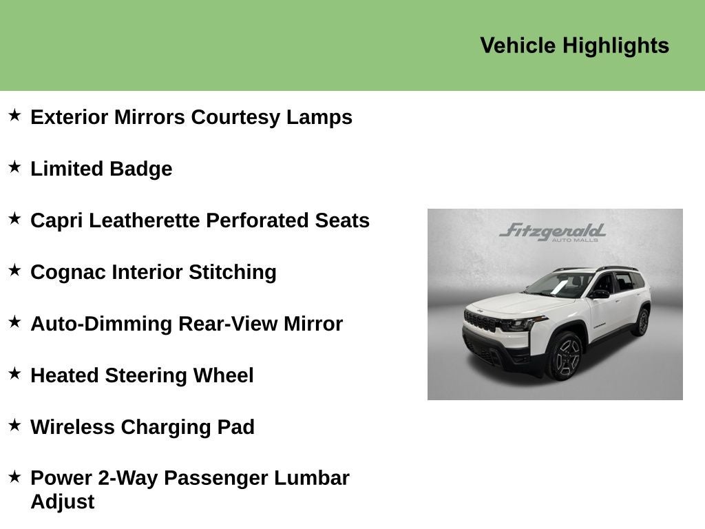 2026 Jeep Cherokee CHEROKEE LIMITED 4X4