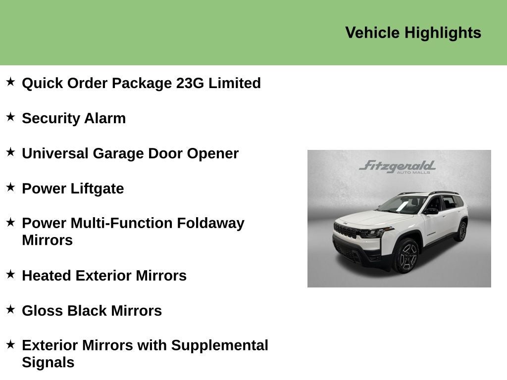 2026 Jeep Cherokee CHEROKEE LIMITED 4X4