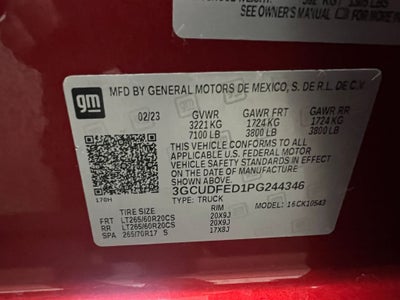 2023 Chevrolet Silverado 1500 4WD Crew Cab Short Bed LT Trail Boss